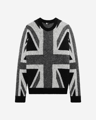 Black English flag sweater
