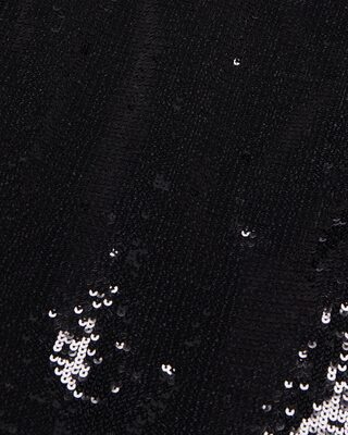 Short black sequin skirt