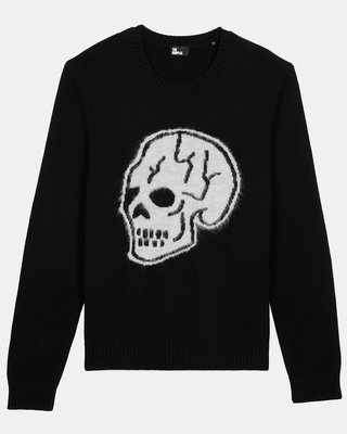 Black Skull Sweater