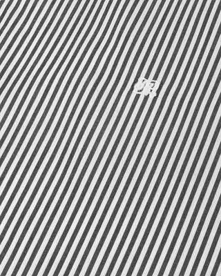 White and black pinstripe shirt