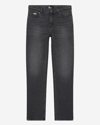 Black faded skinny jeans