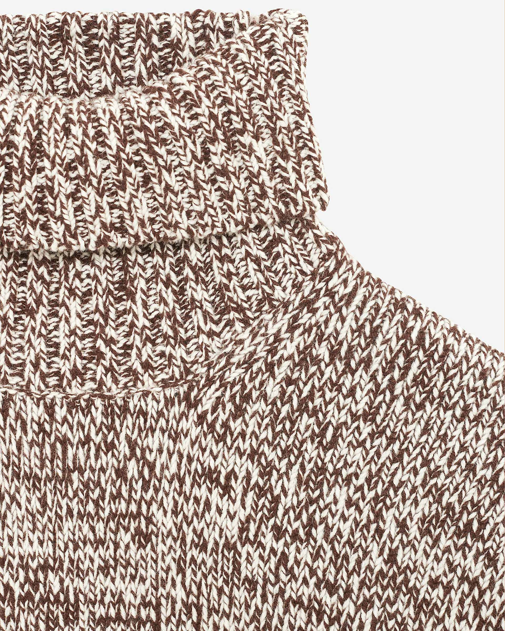 Beige and white turtleneck sweater