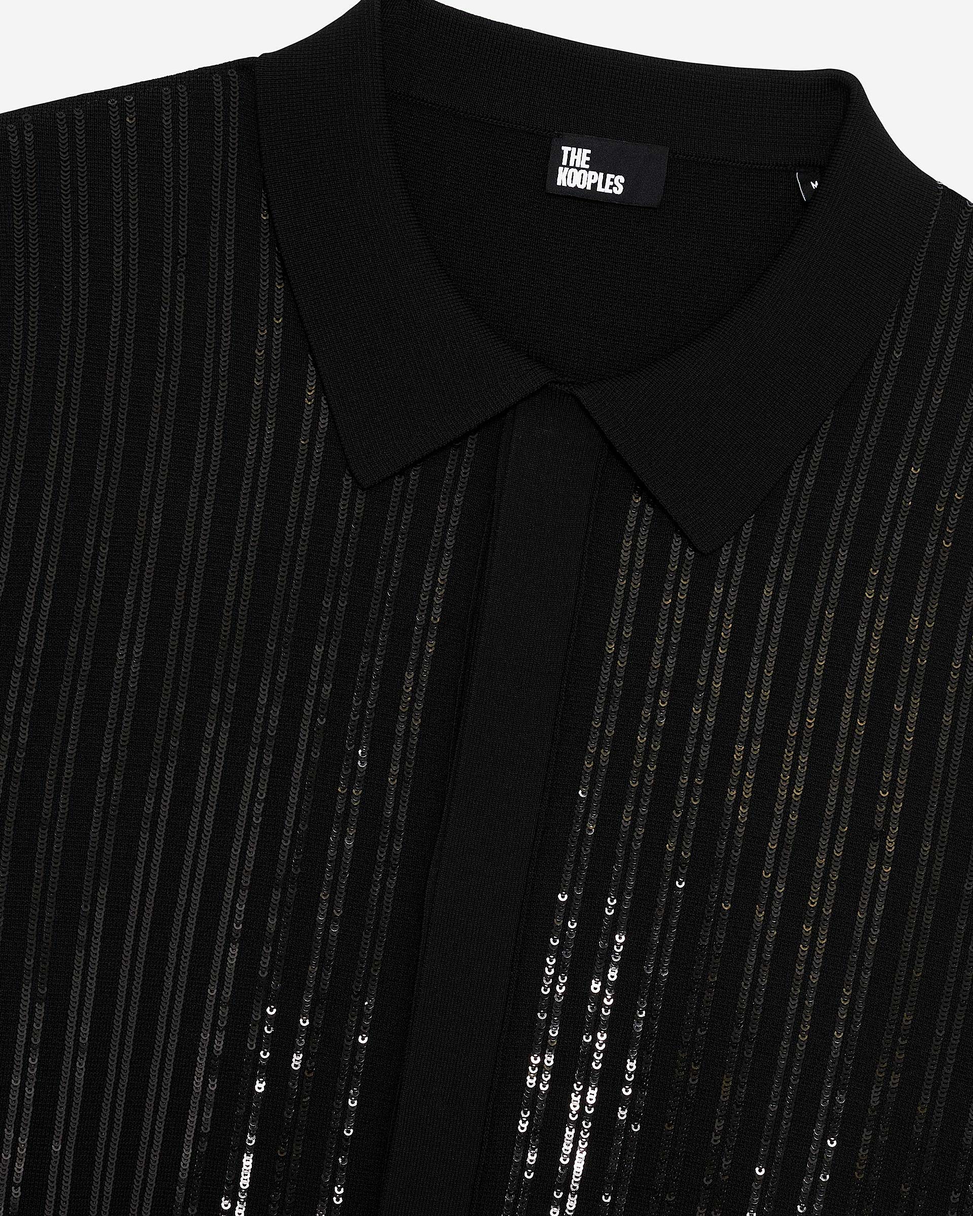 Black sequin cardigan