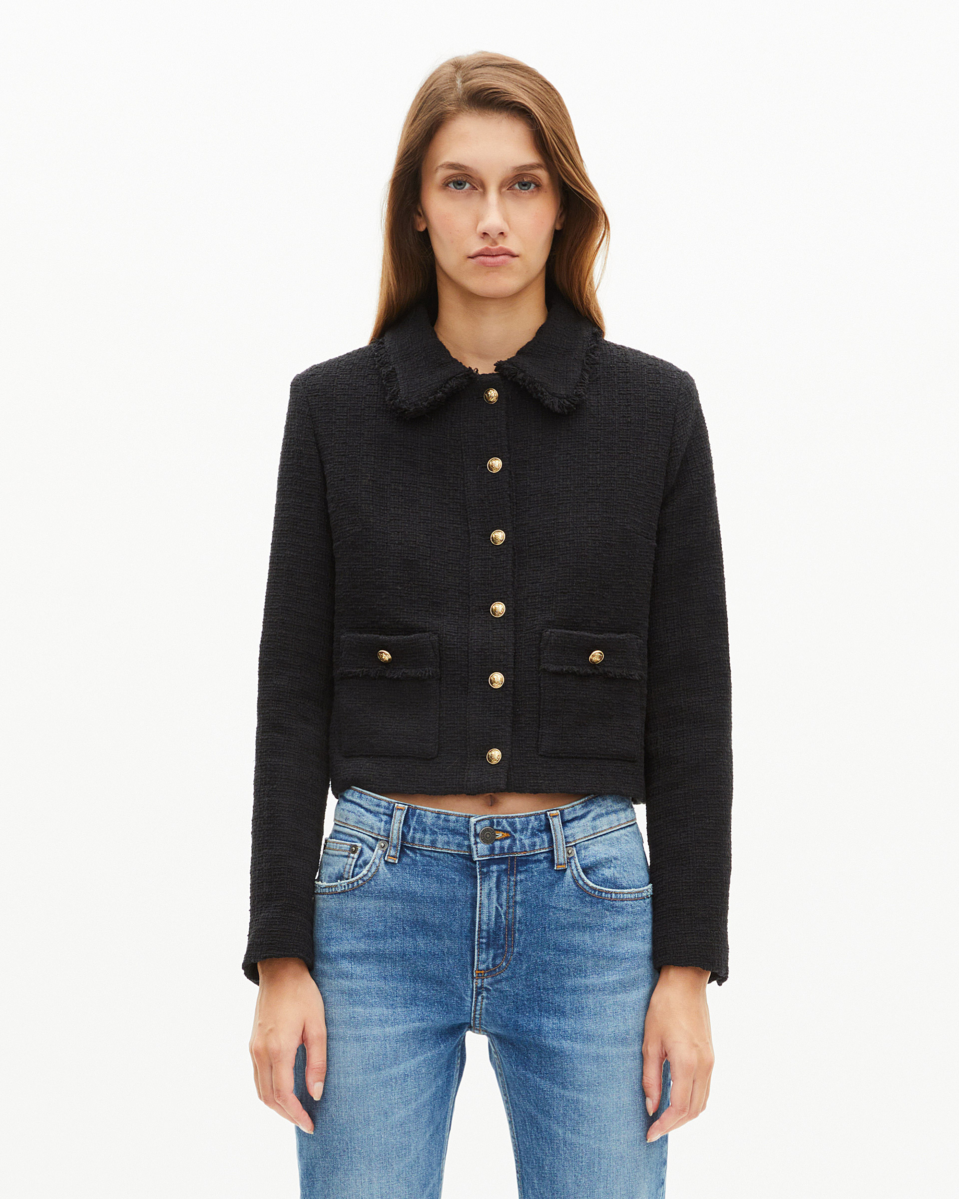 Black tweed jacket