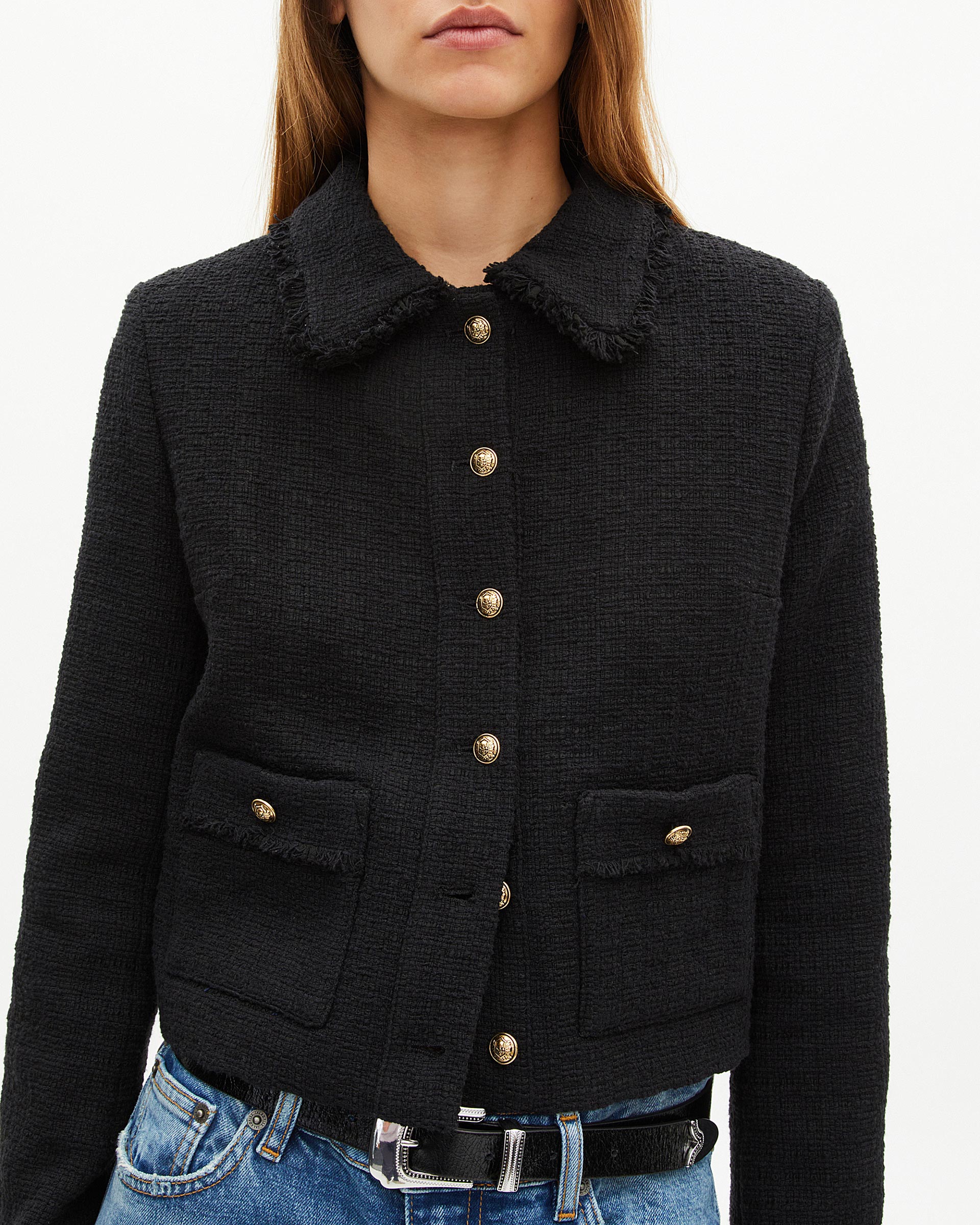Black tweed jacket
