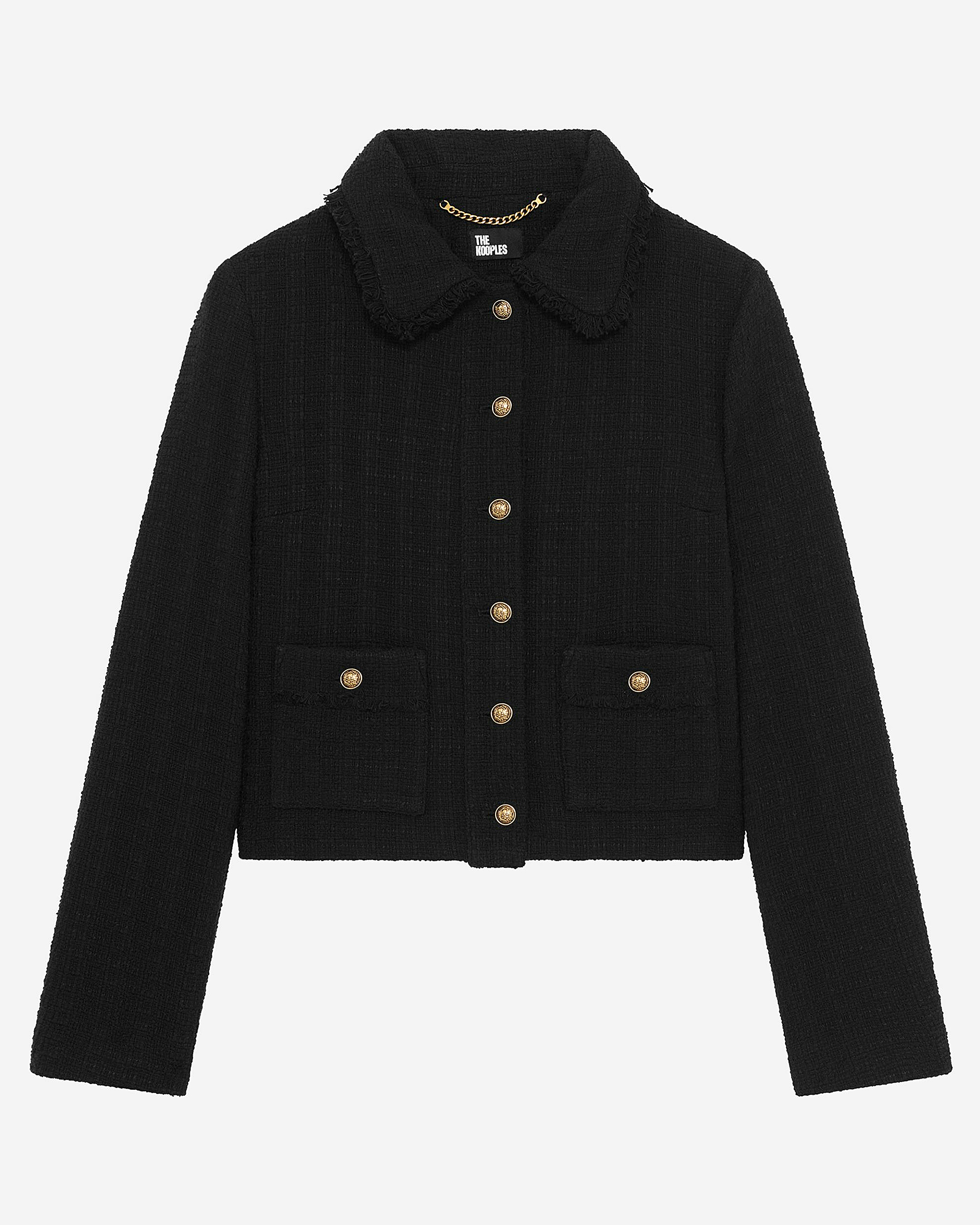 Black tweed jacket