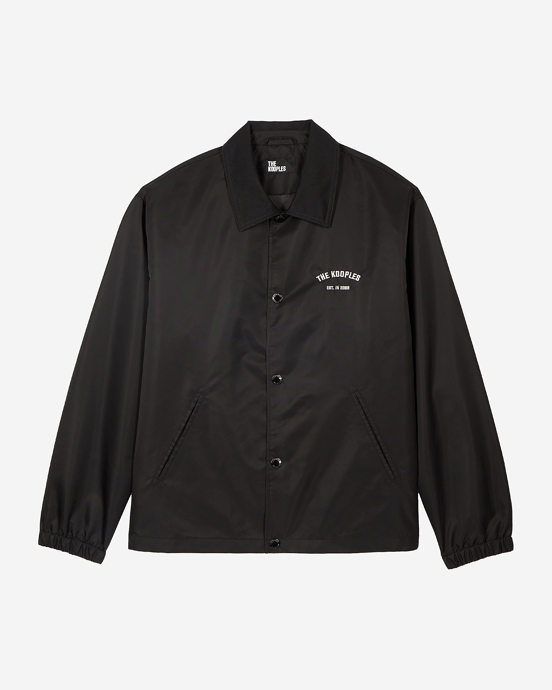 Jacket with black back embroidery