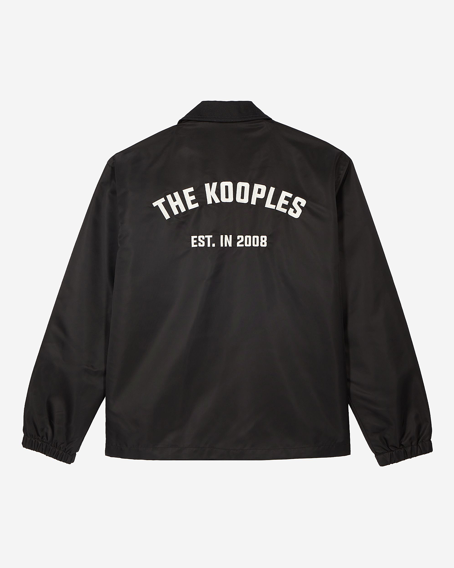 Jacket with black back embroidery