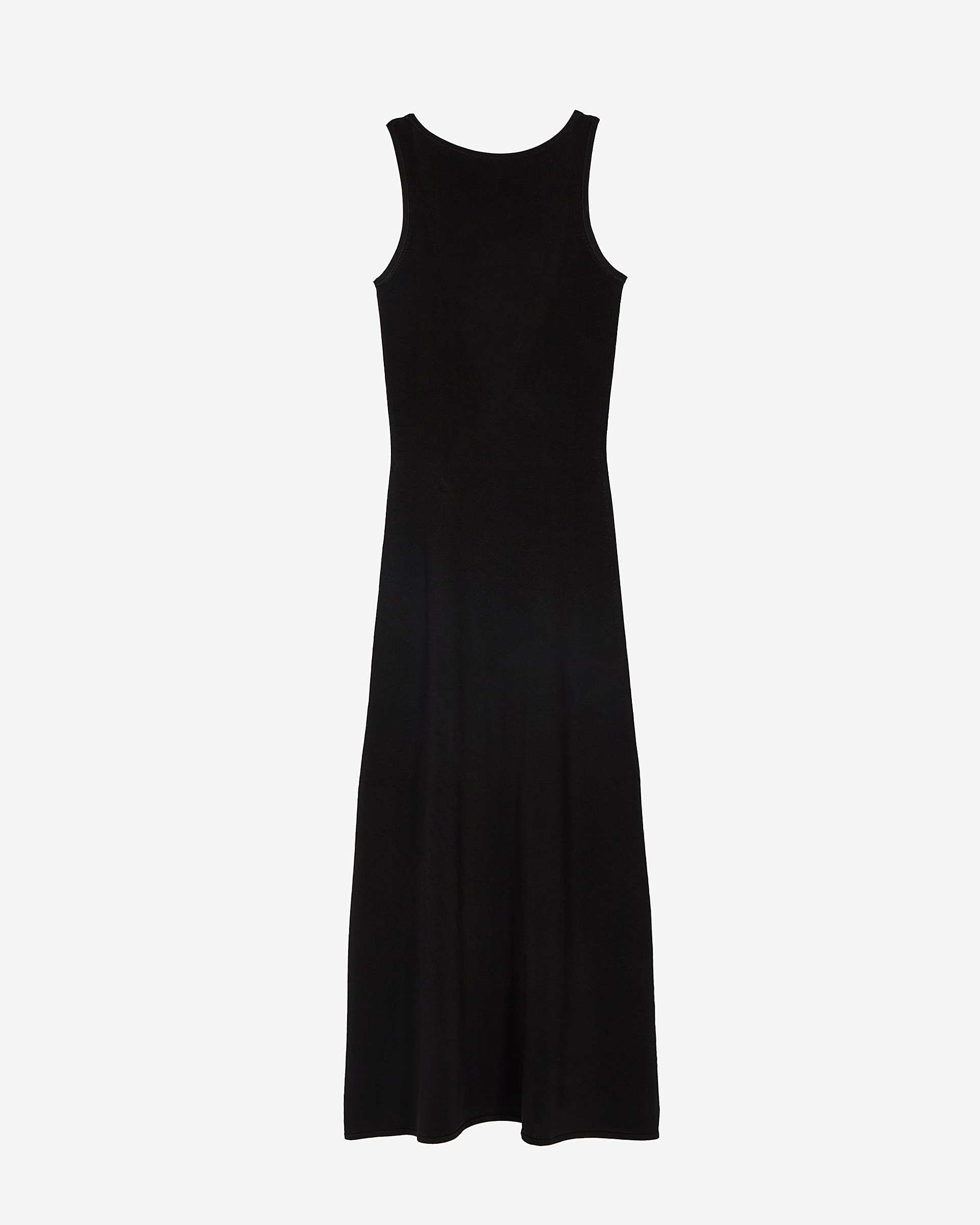 Mesh maxi dress with black chain back