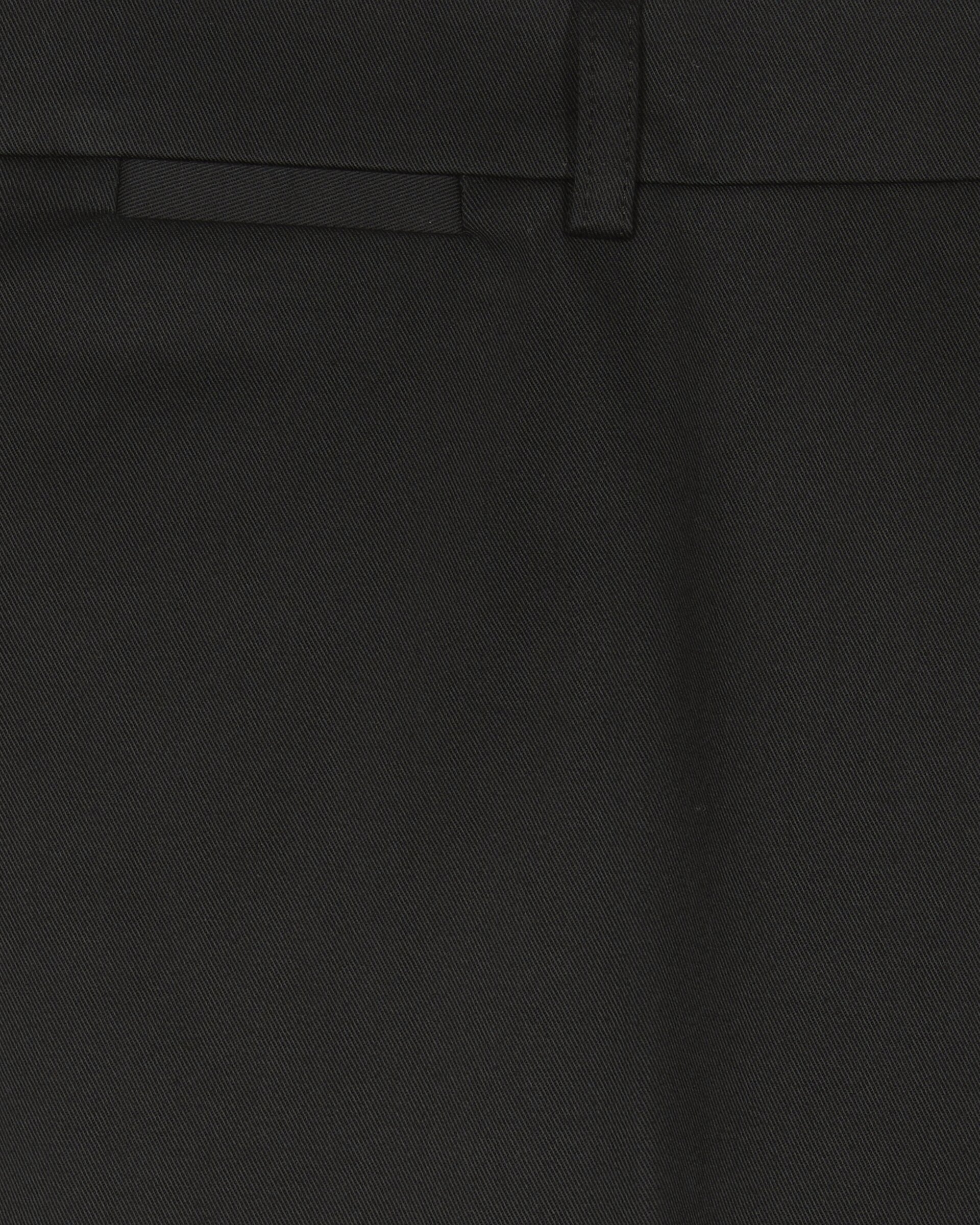 Black flared leg pants