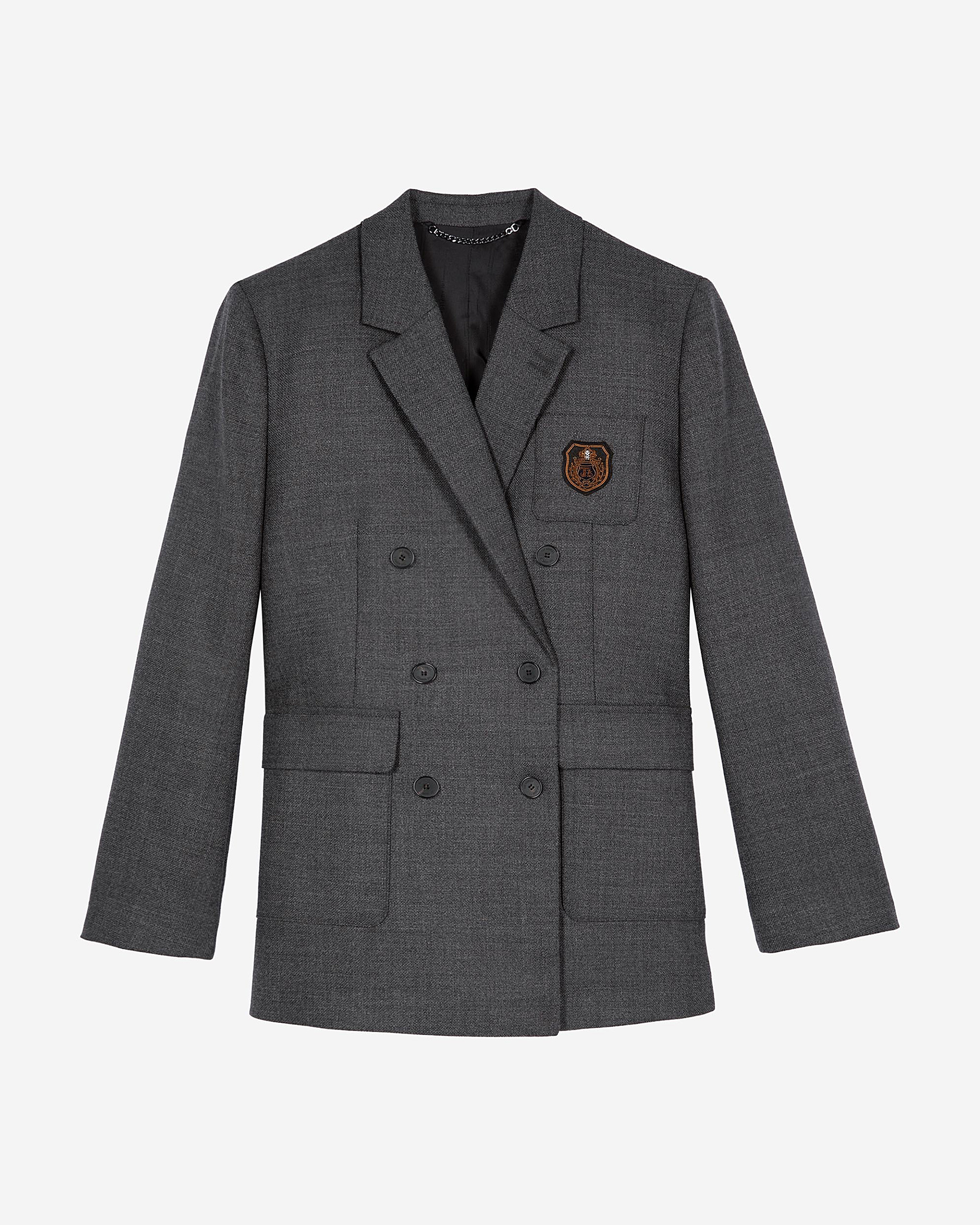Dark grey suit jacket