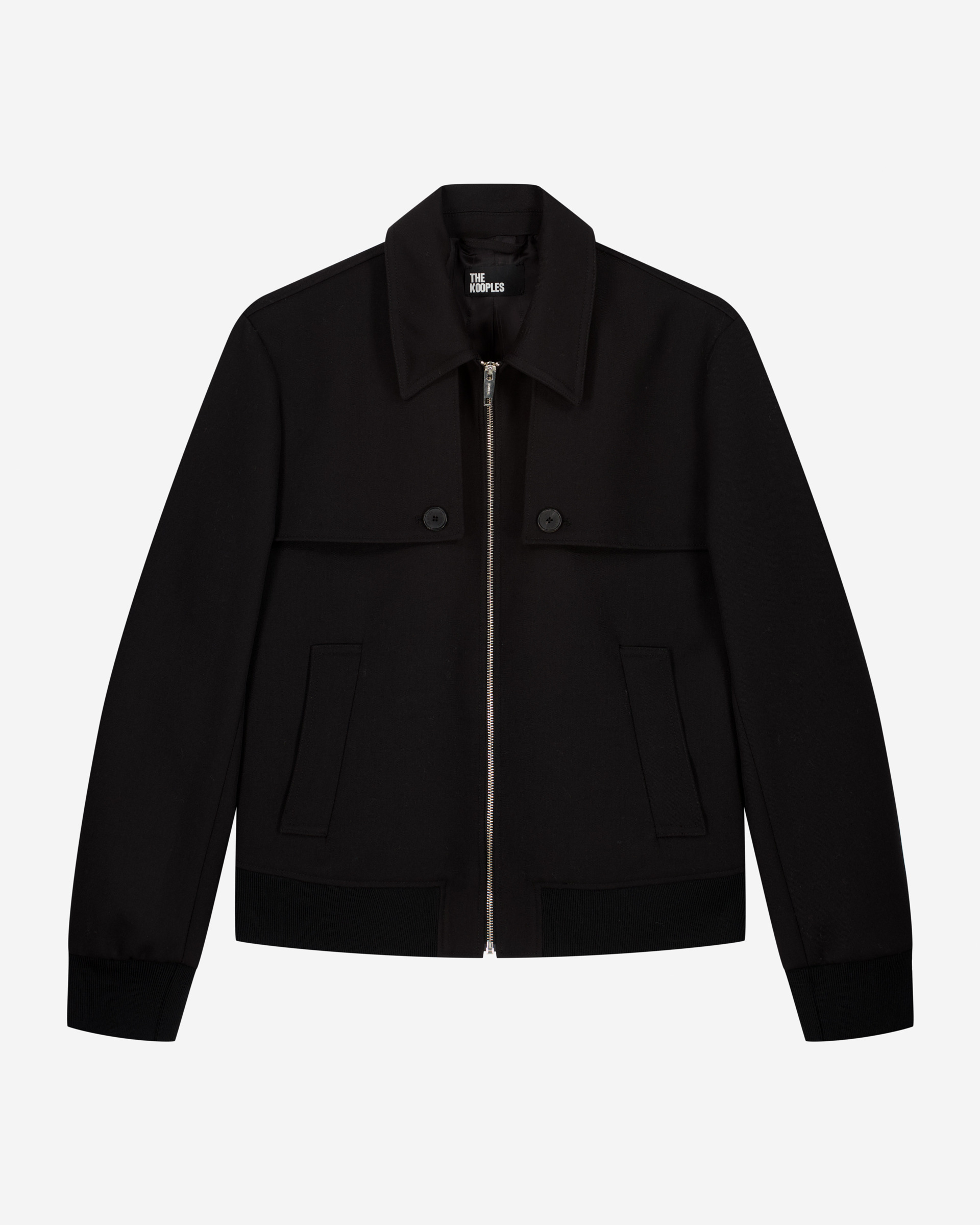 Black bib jacket