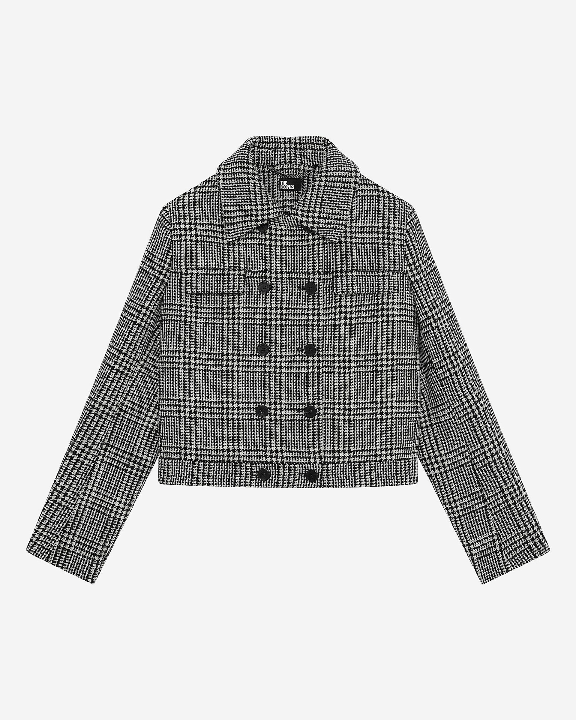 Black and white Prince of Wales jacket