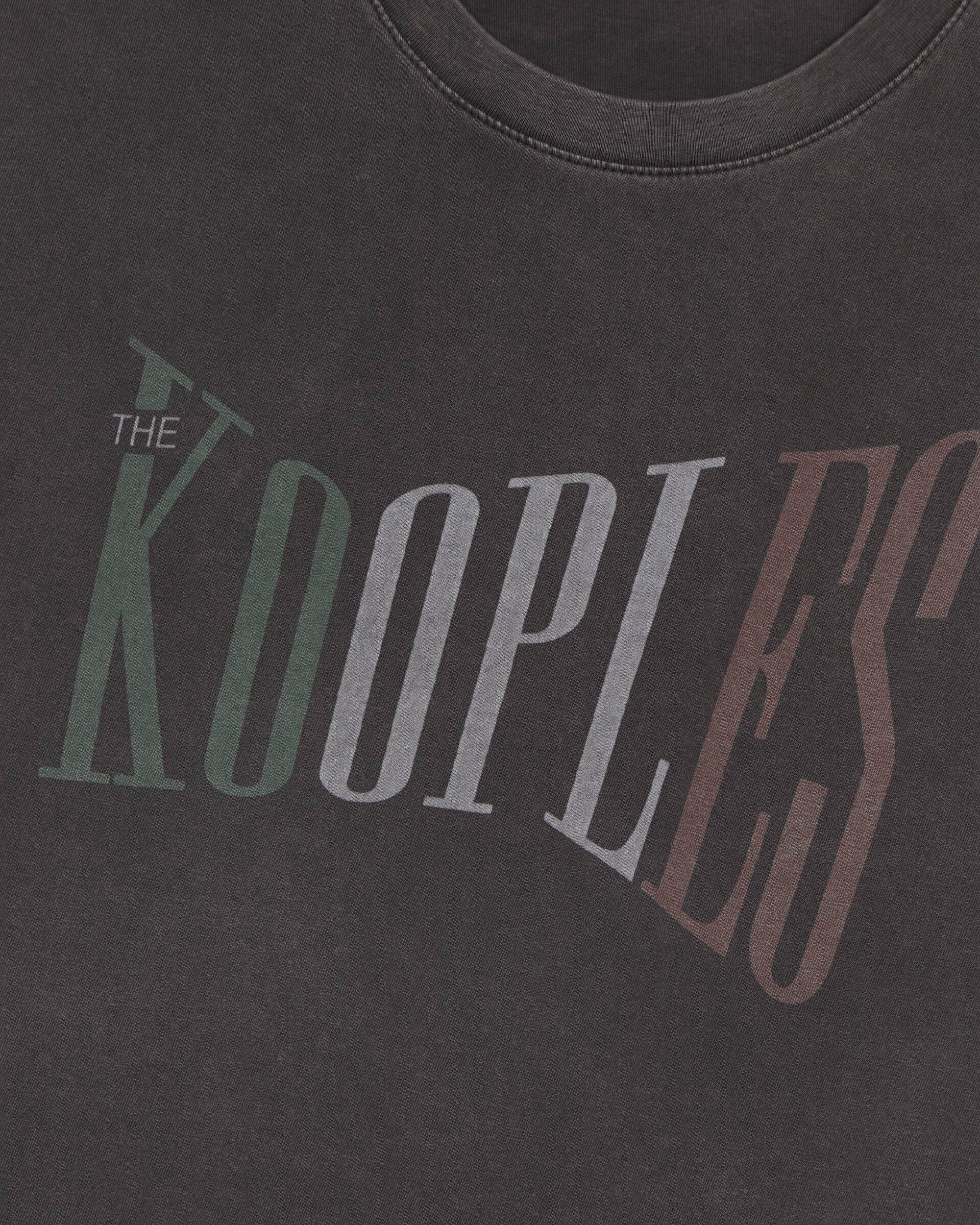 The Kooples black t-shirt with faded screen print