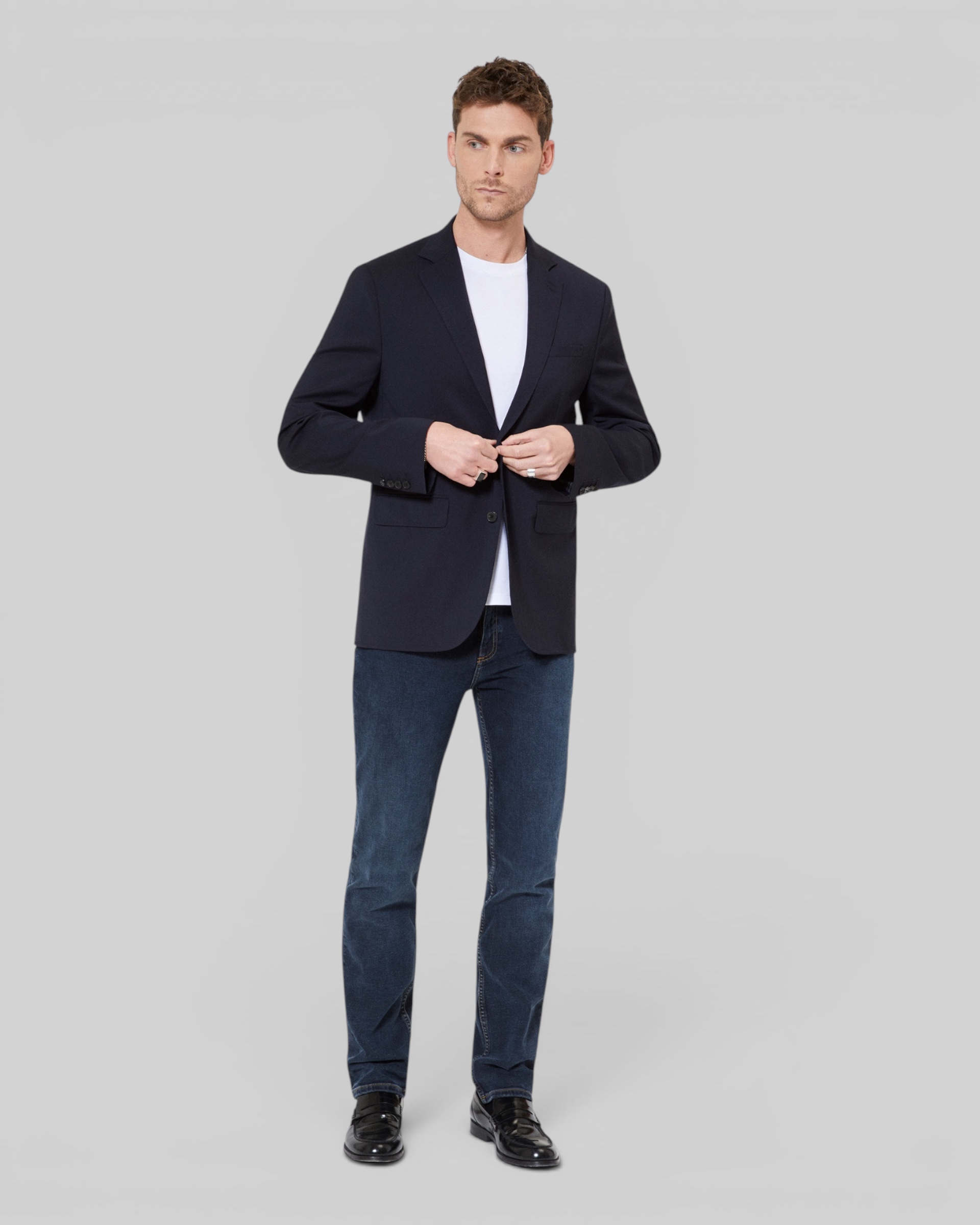 Dark blue skinny jeans