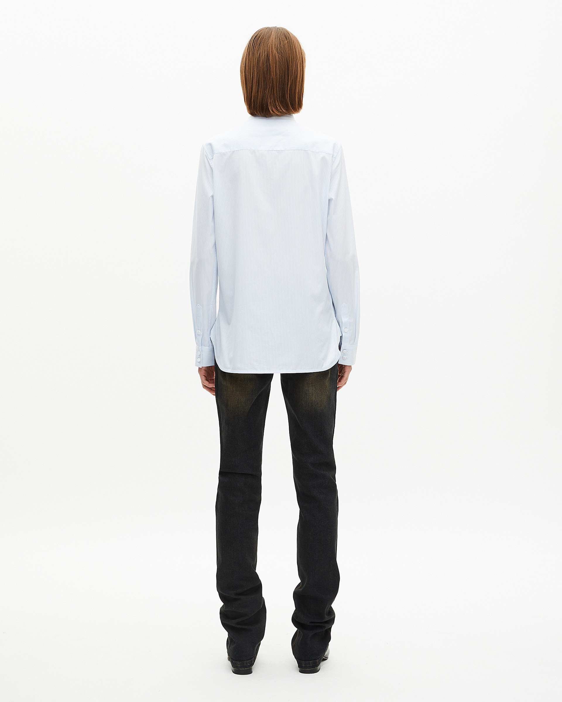 Light blue pinstripe shirt