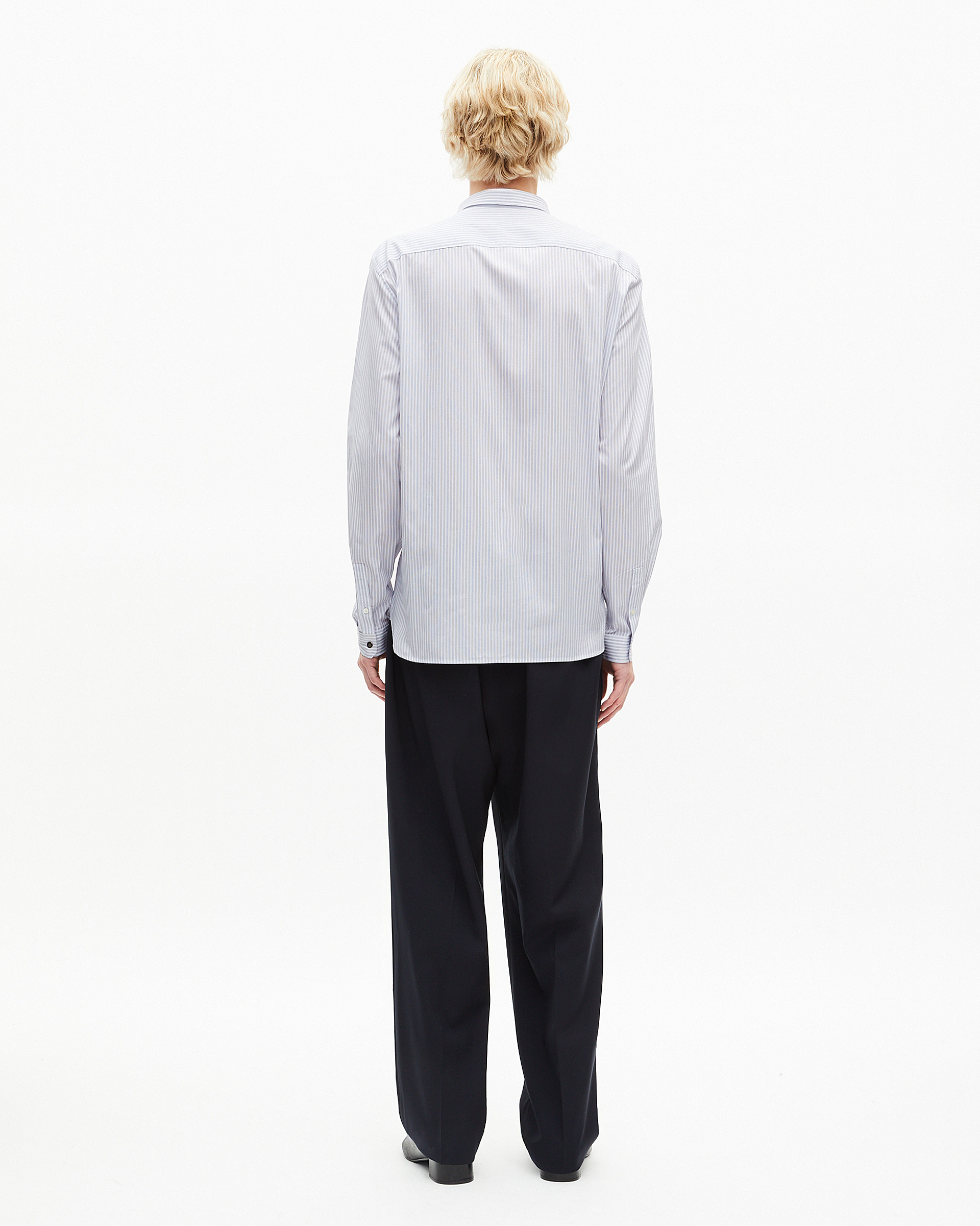 Light blue pinstripe shirt
