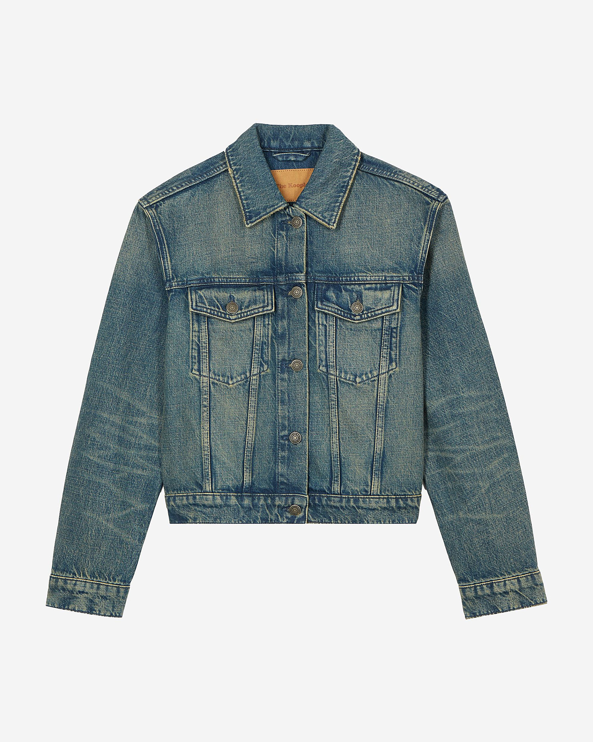 blue denim jacket
