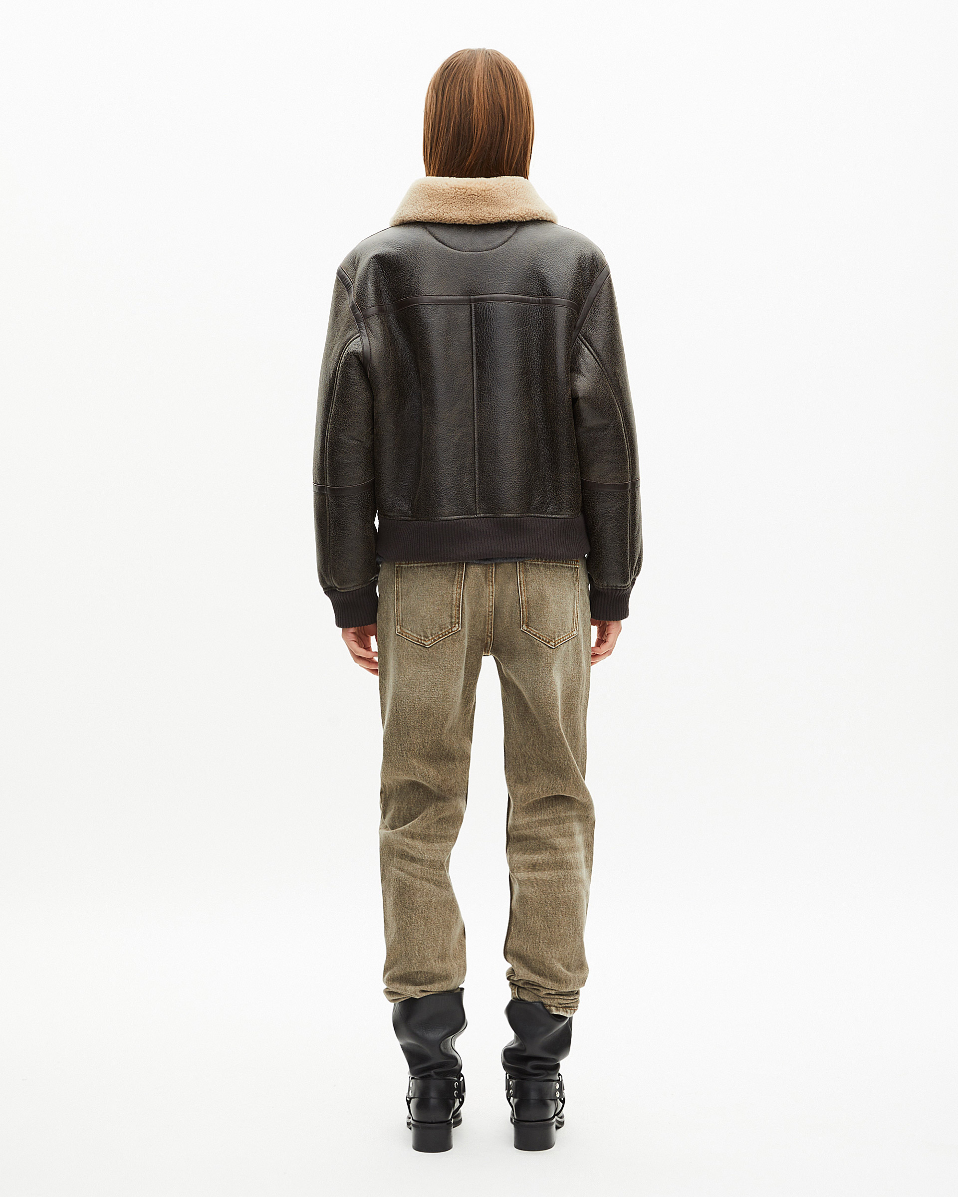 Short brown woolly skin