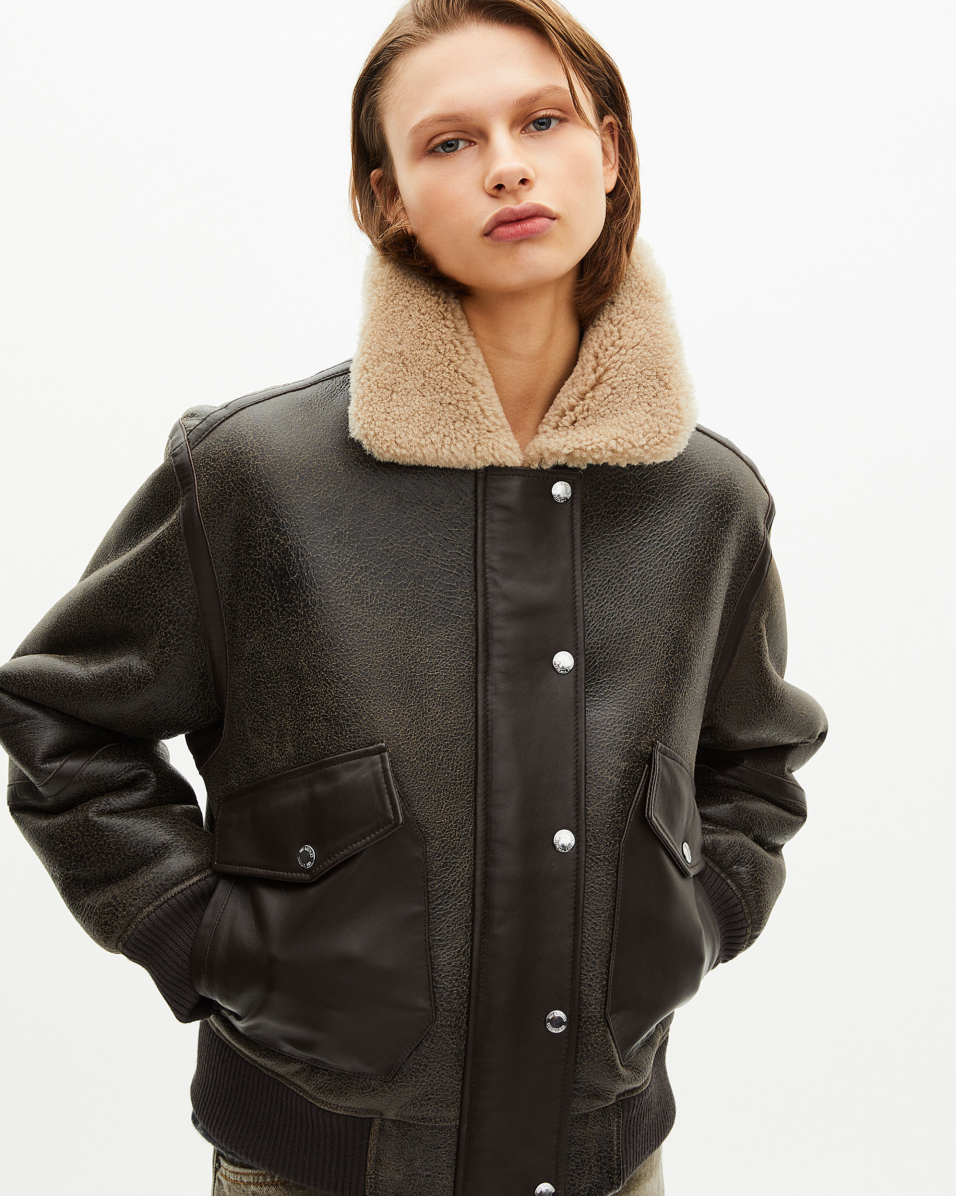 Short brown woolly skin