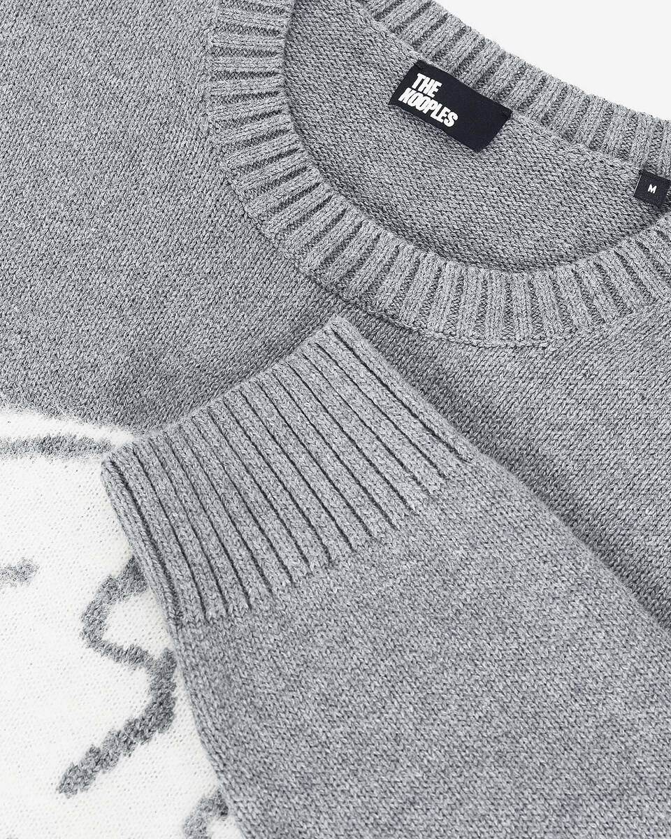 Dark grey skull sweater