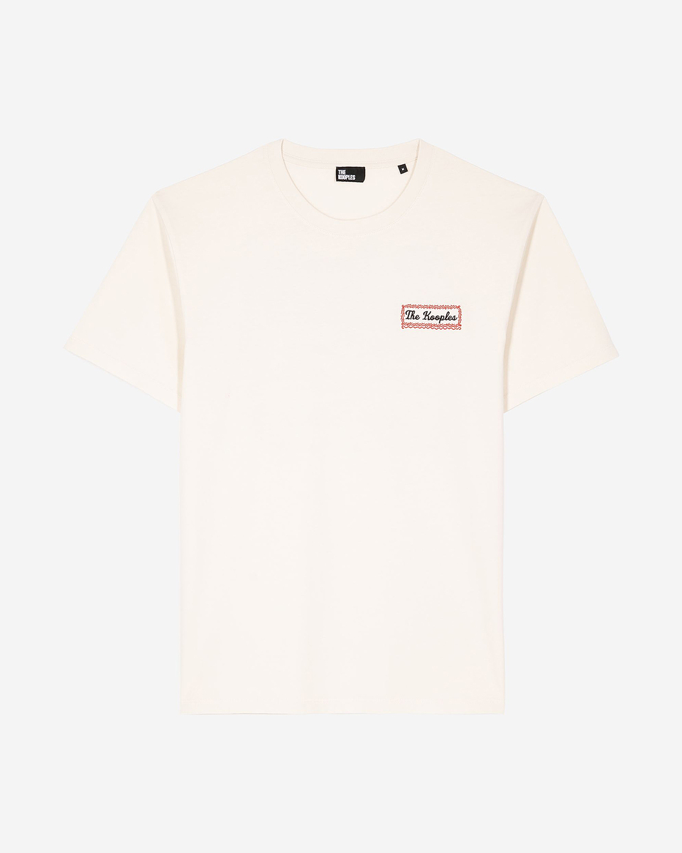 T-shirt with beige Via Prony screen print
