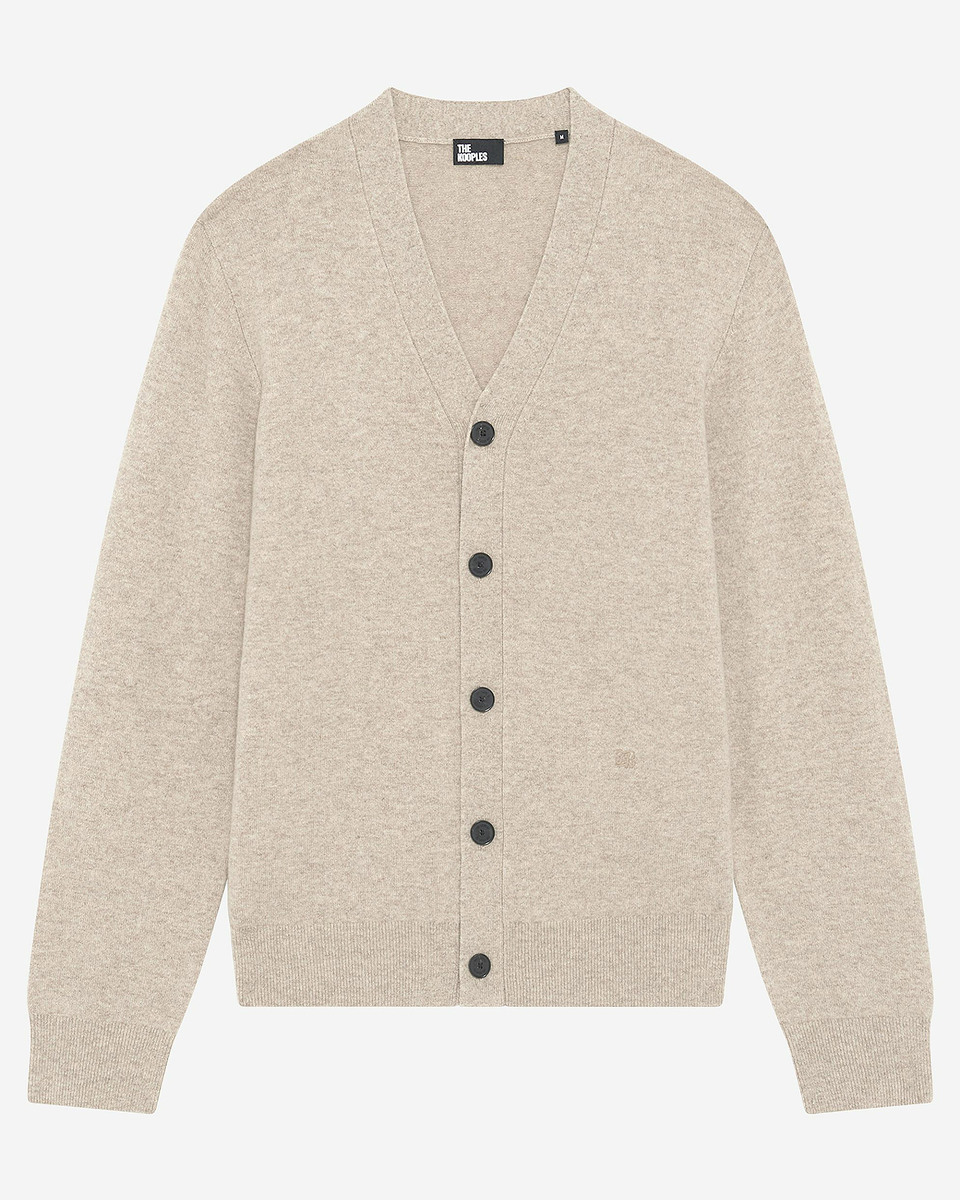 Beige cashmere cardigan