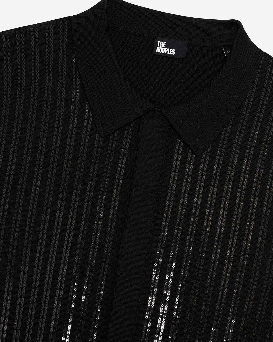 Black sequin cardigan