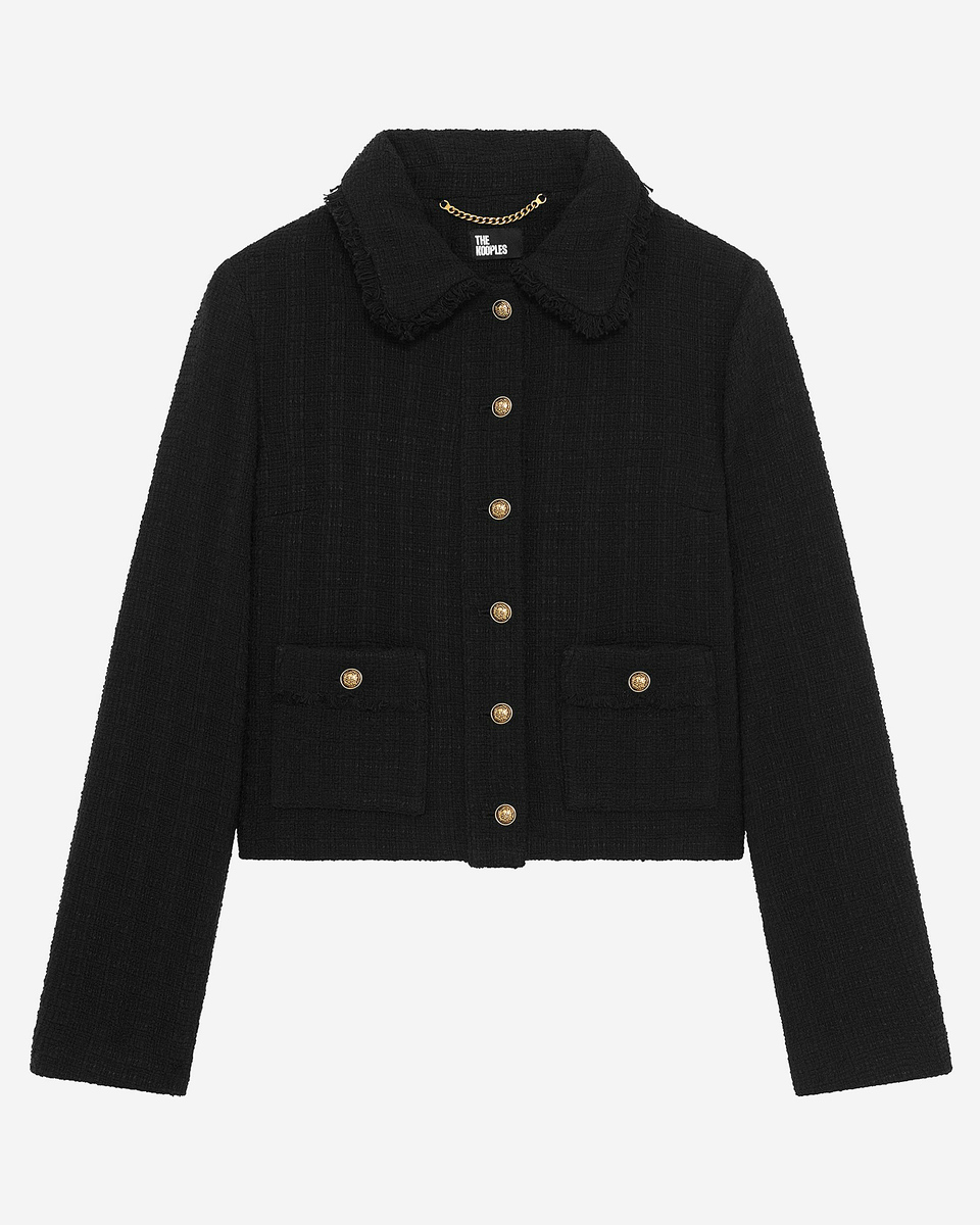 Black tweed jacket