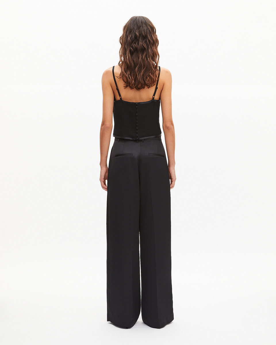 Top with black bow detail
