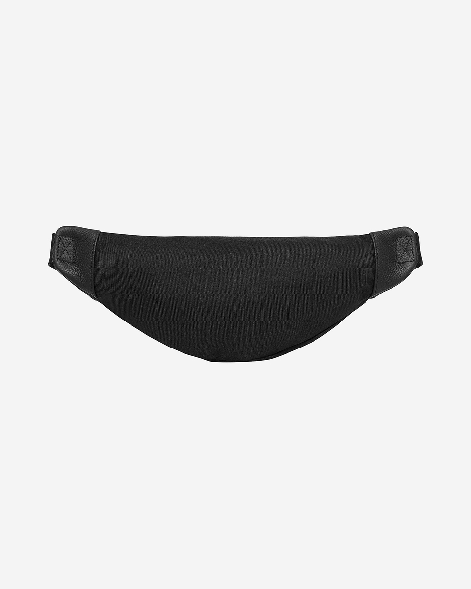 Banana in canvas and black grained leather