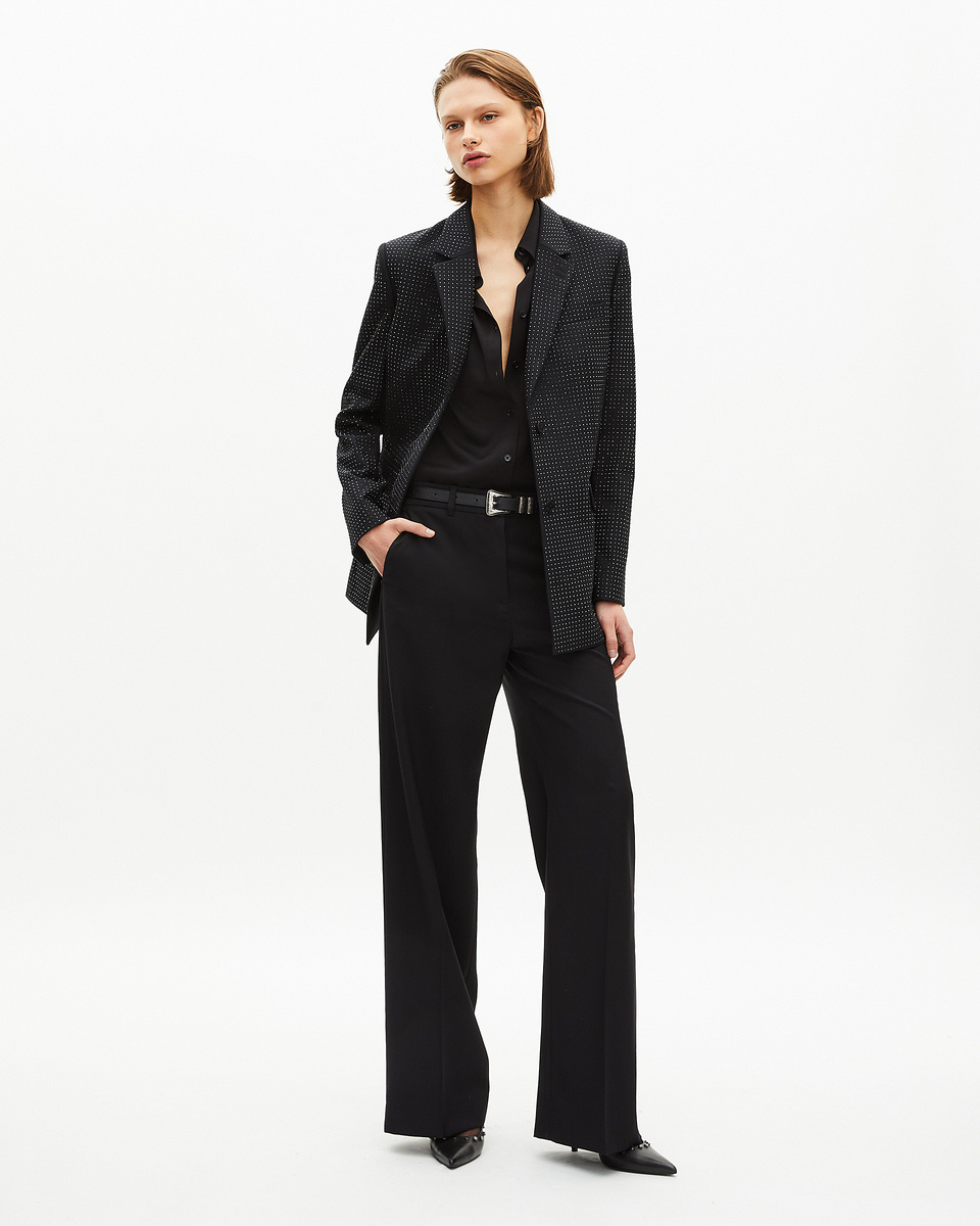 Black rhinestone jacket