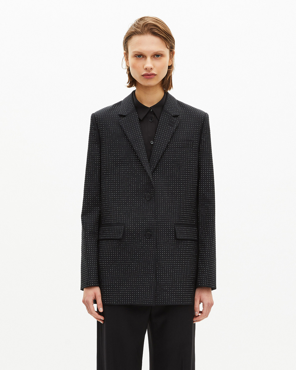 Black rhinestone jacket