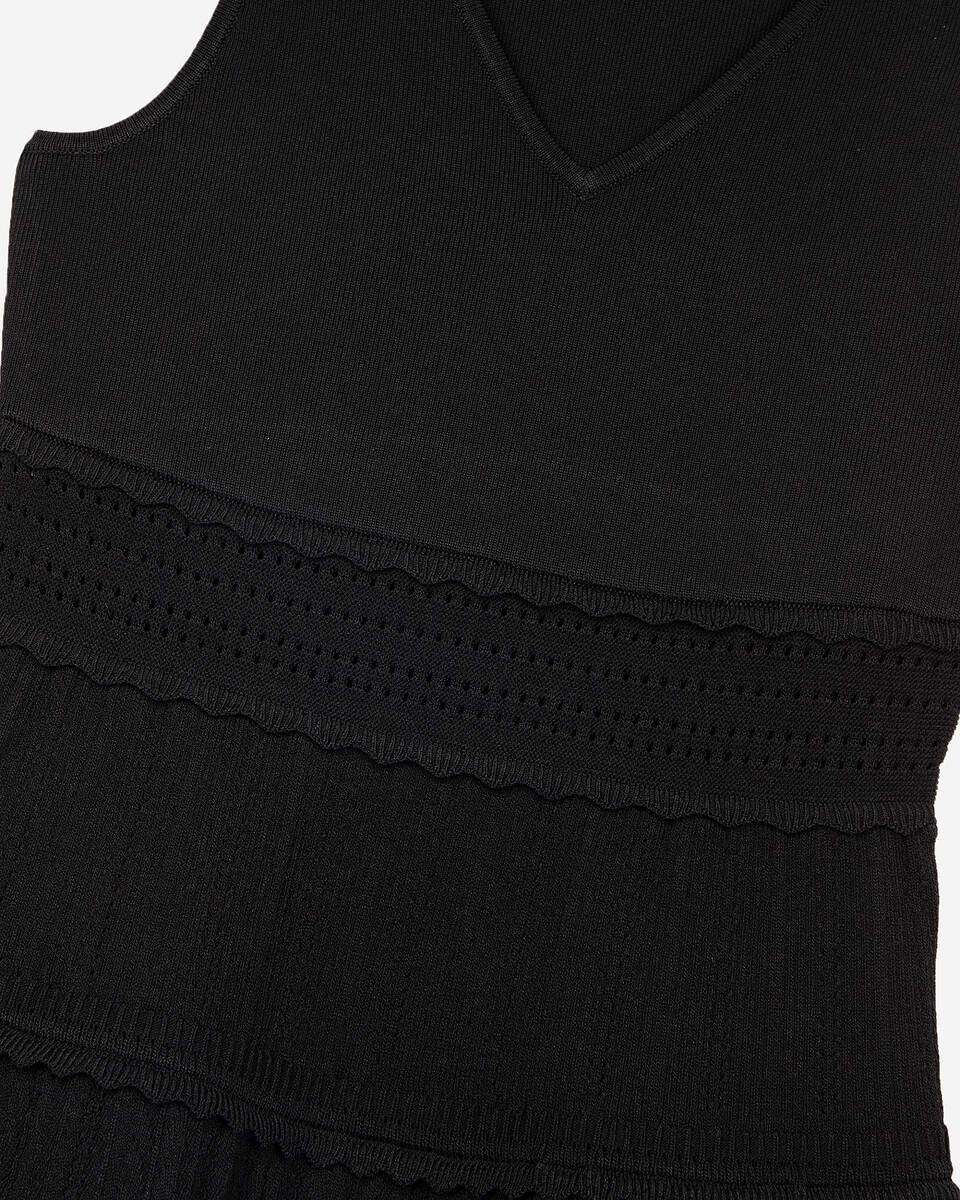 Short black mesh dress