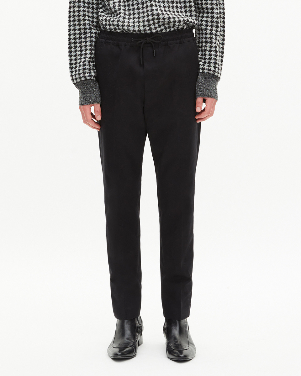 Black straight pants