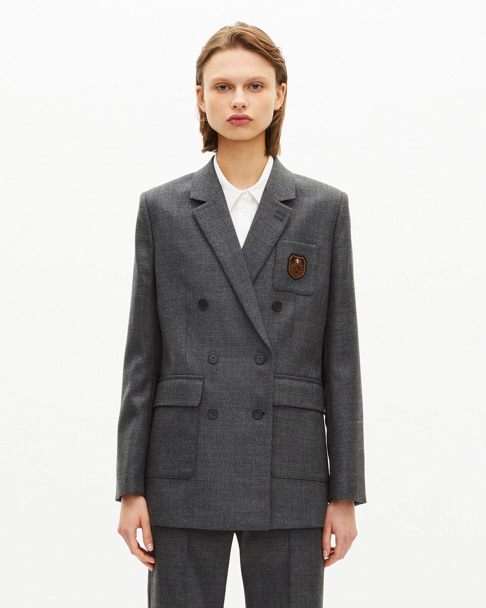 Dark grey suit jacket
