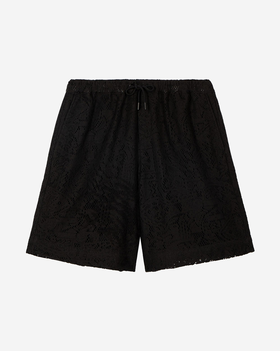 Black lace shorts