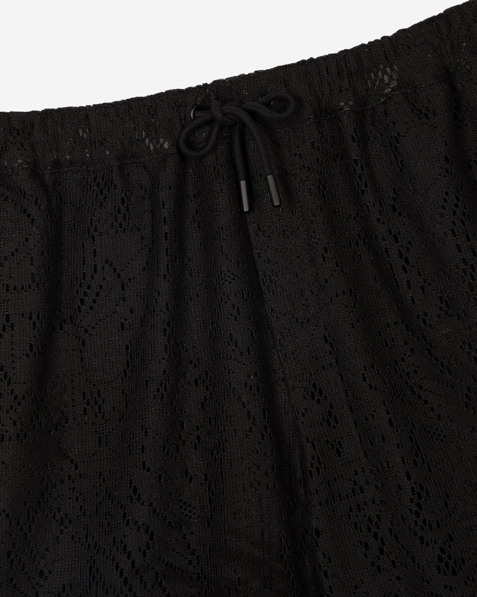 Black lace shorts