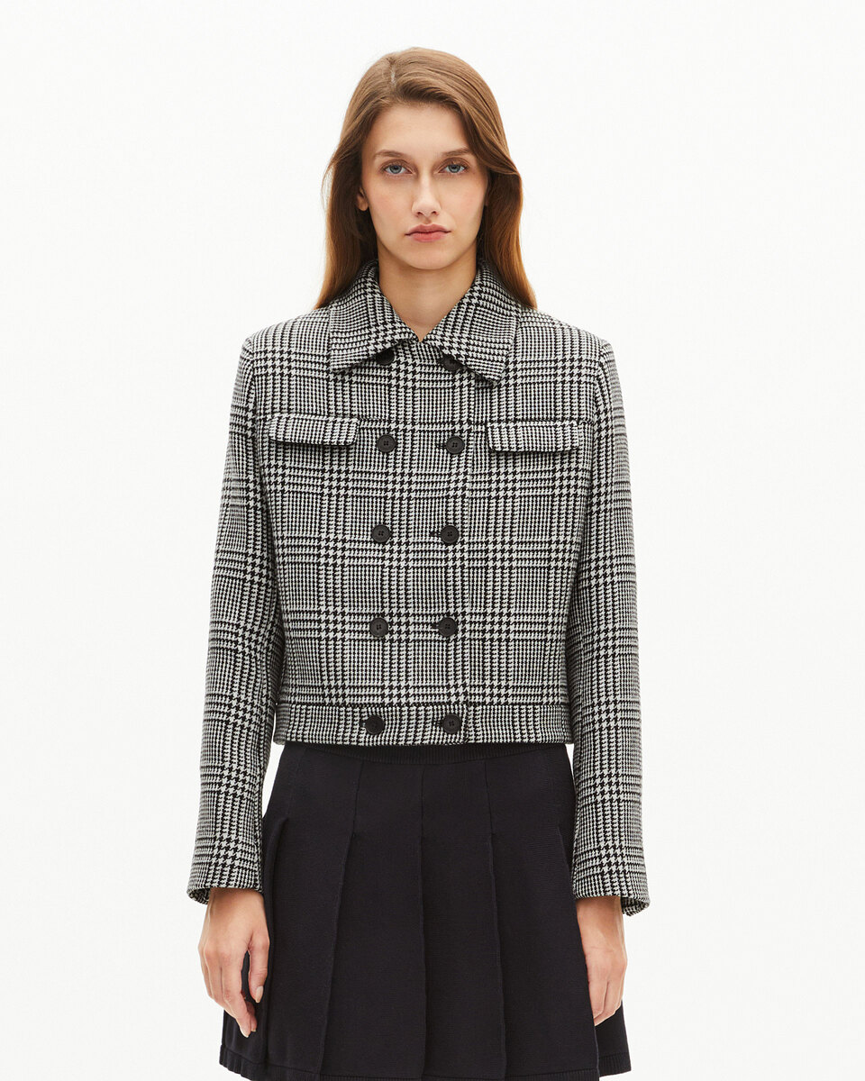 Black and white Prince of Wales jacket