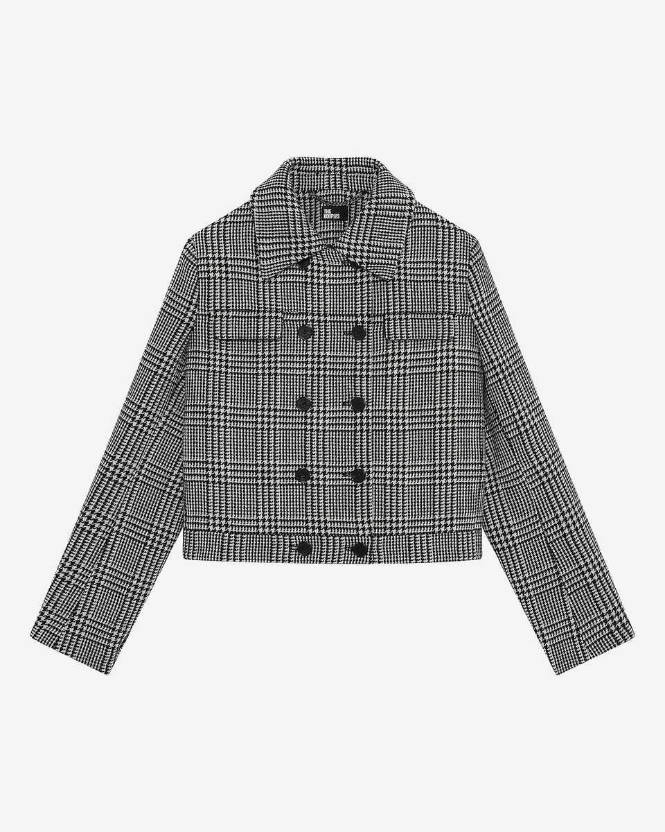 Black and white Prince of Wales jacket