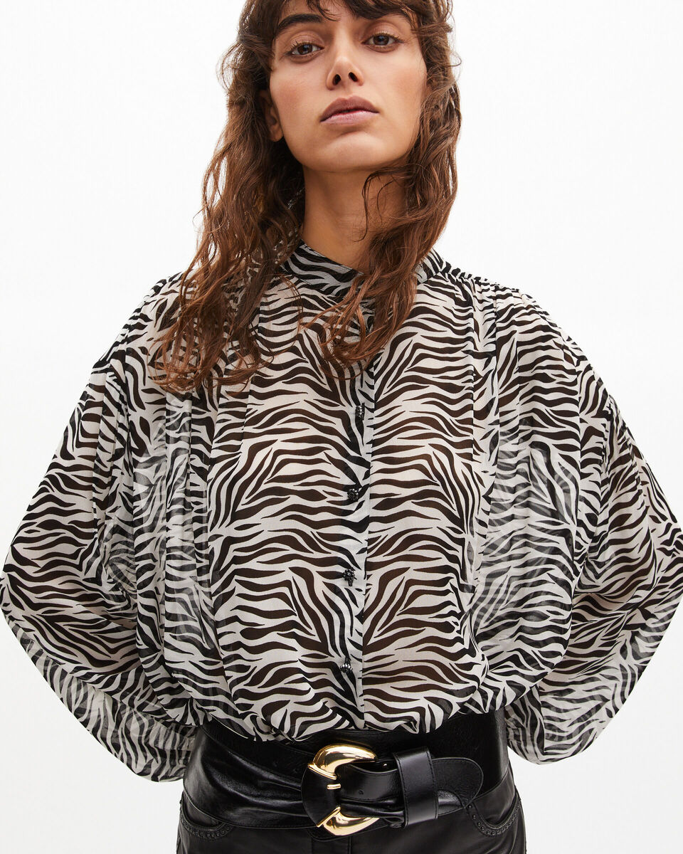 Zebra print shirt