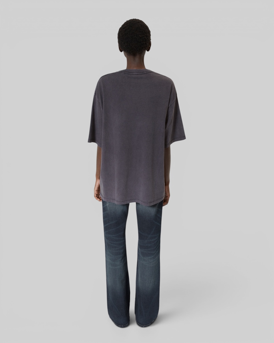Oversized t-shirt with faded black screen print