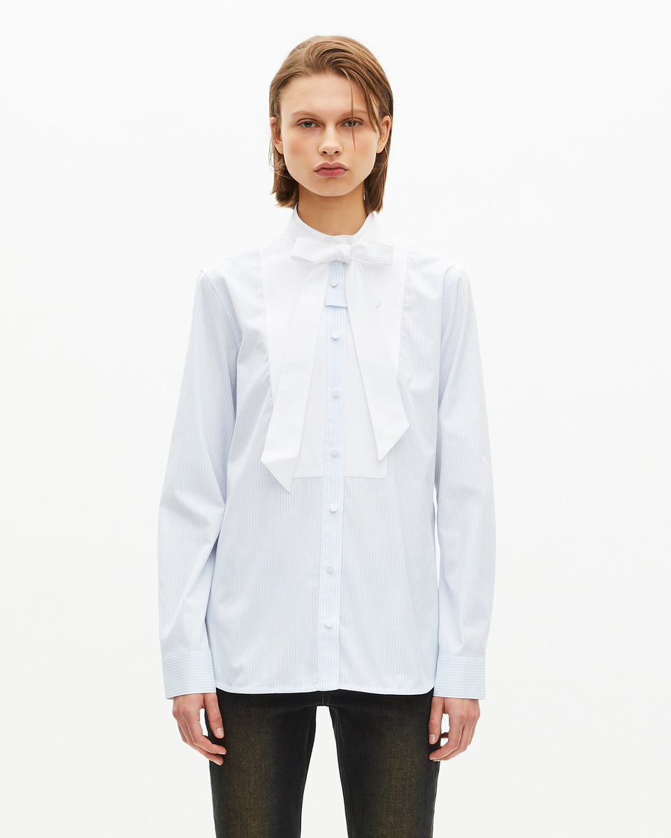 Light blue pinstripe shirt