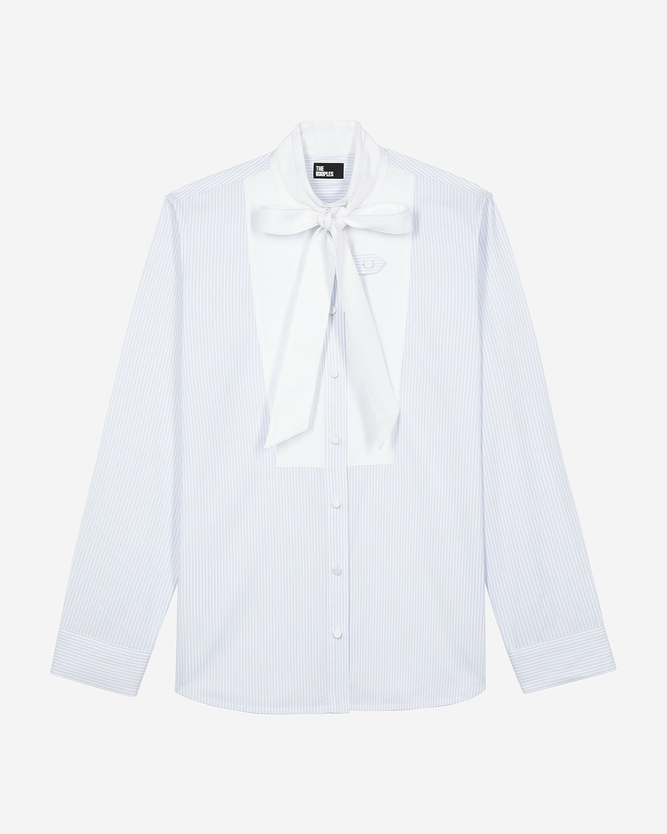Light blue pinstripe shirt
