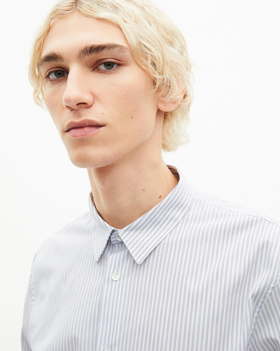 Light blue pinstripe shirt