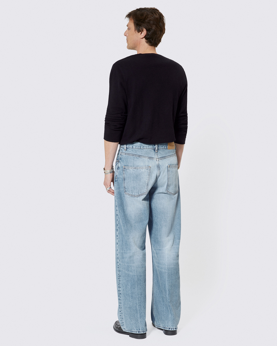 Light blue baggy jeans
