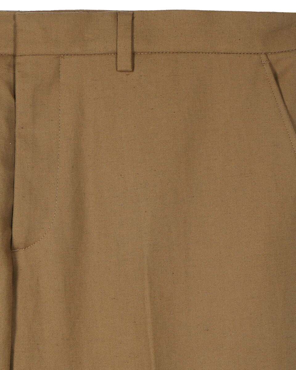 Cotton linen suit pants bronze