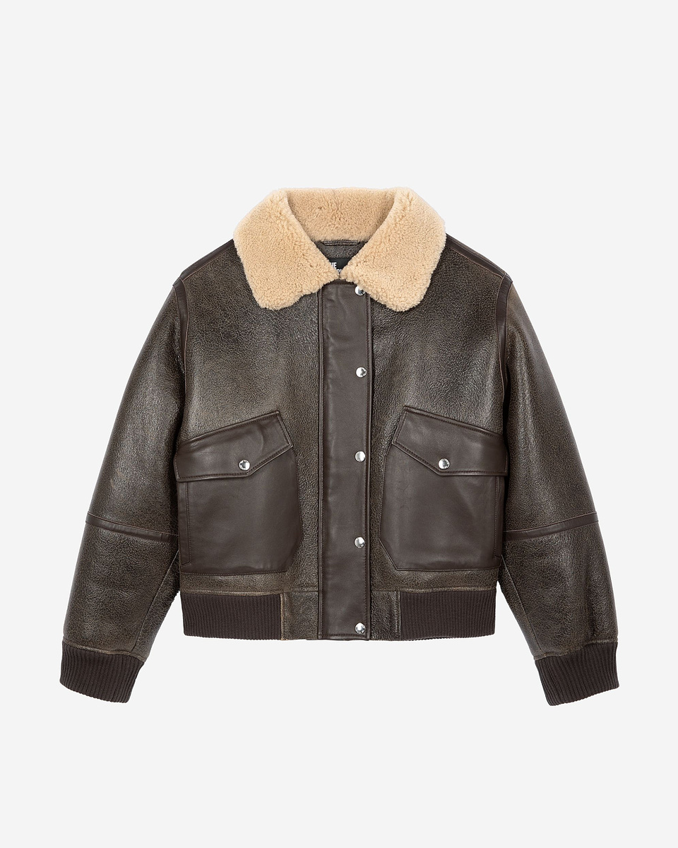 Short brown woolly skin