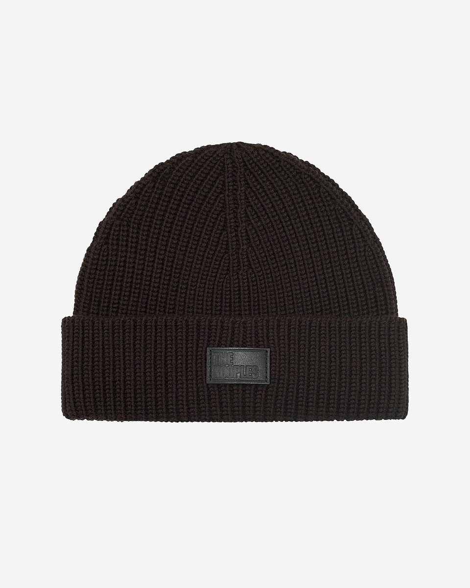 Brown lapel hat