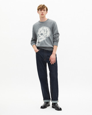 Dark grey skull sweater